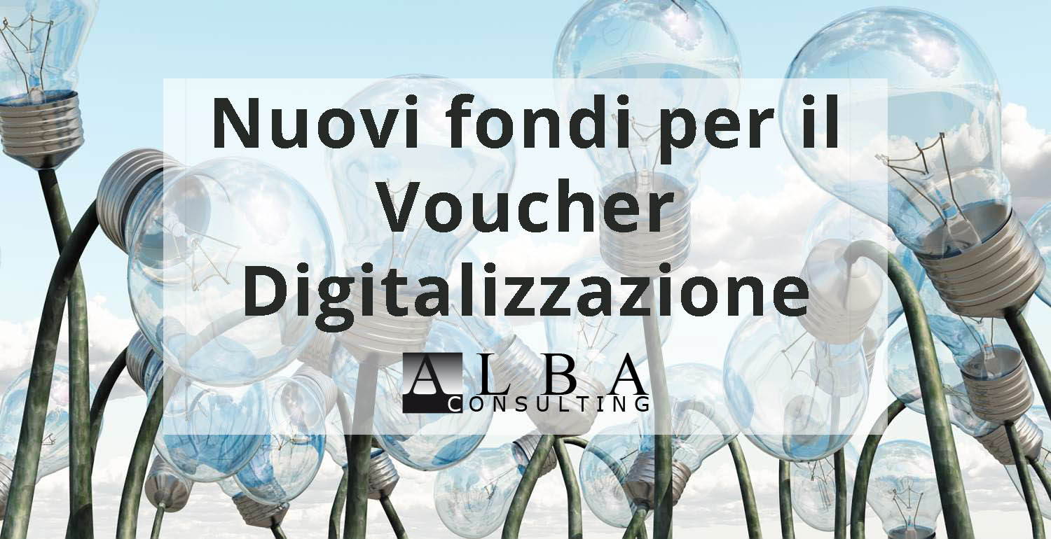 Voucher digitalizzazione Alba Consulting srl - nuovi fondi