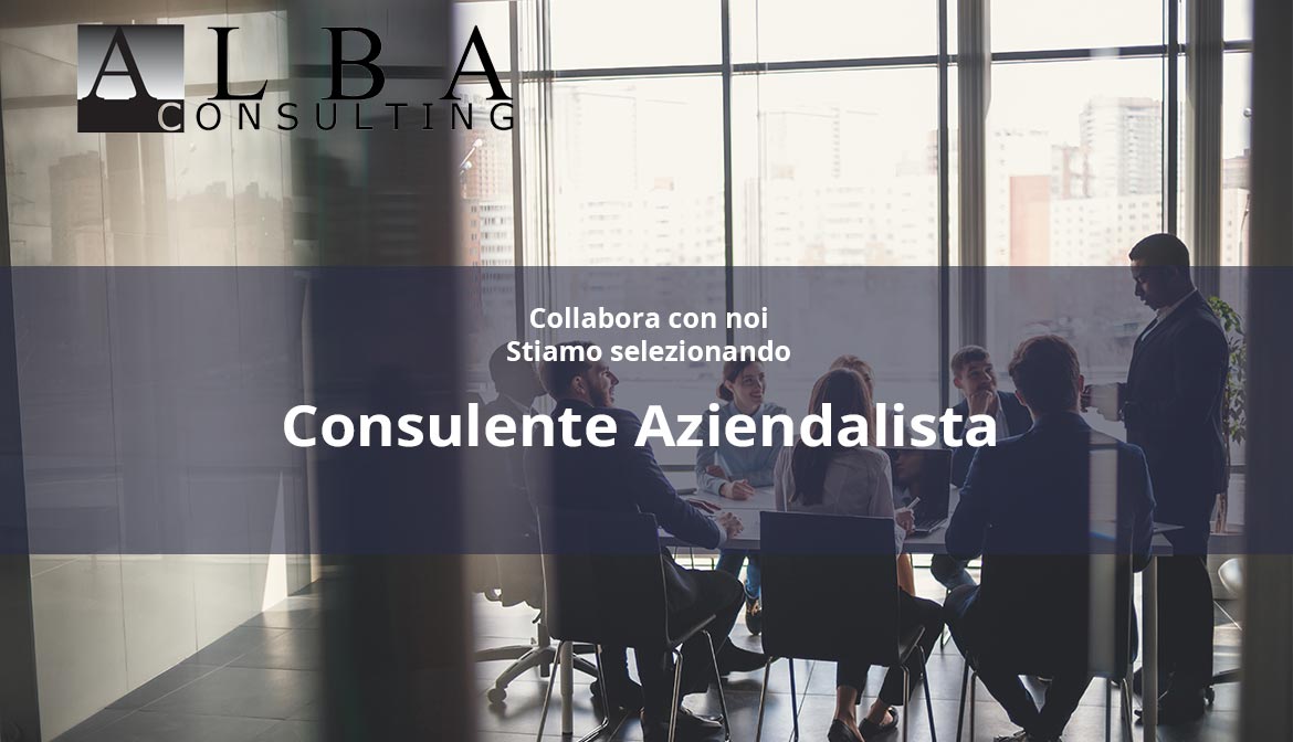 Alba Consulting ricerca personale Consulente Aziendale